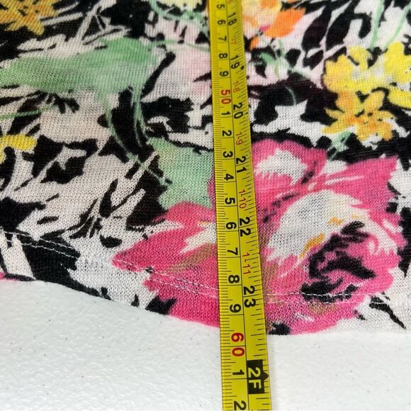 Lauren Ralph Lauren Linen Multi Floral Lightweight Sweater Top Women Size Small - Picture 10 of 11